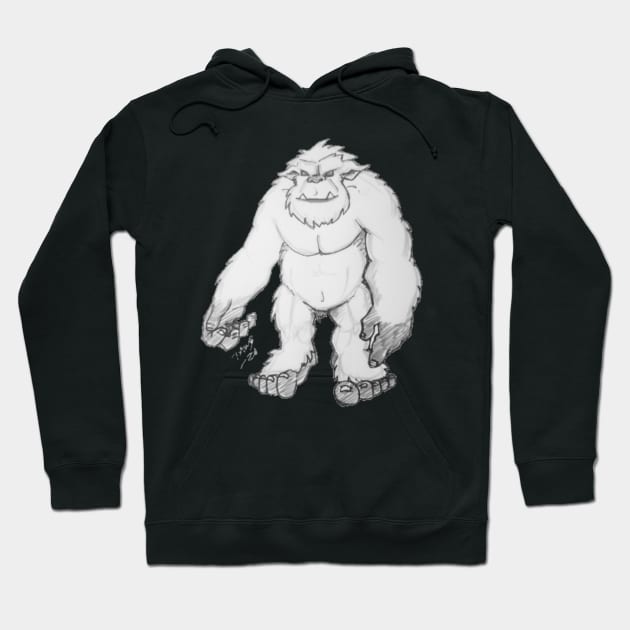 Abominable Snowman Hoodie by TonyBreeden